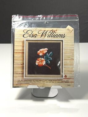 Vintage Elsa Williams Wild Roses Silk Embroidery Kit #03001